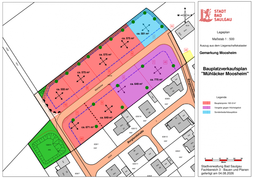 Bebauungsplan  "Moosheim"