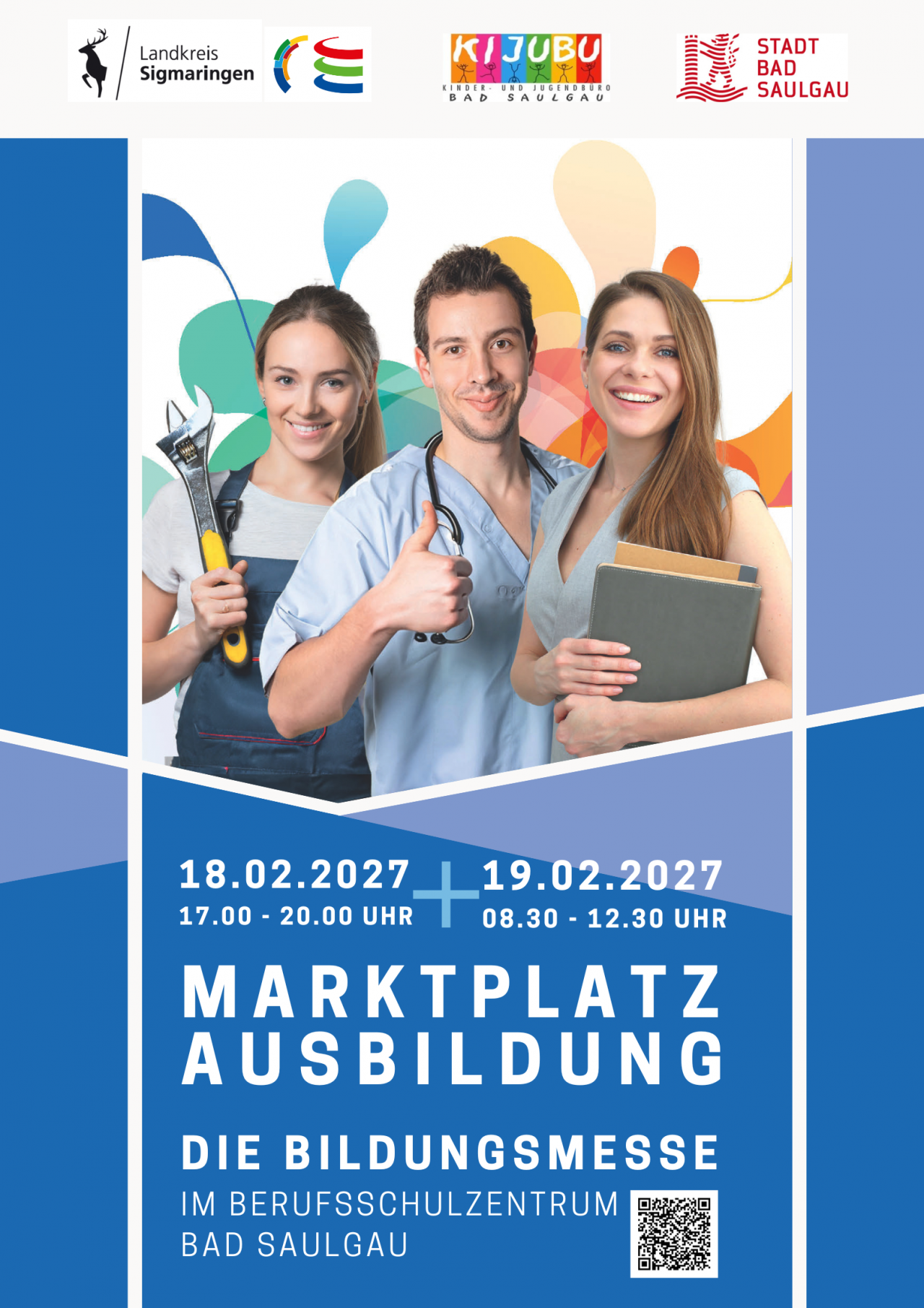 Plakat Marktplatz Ausbildung