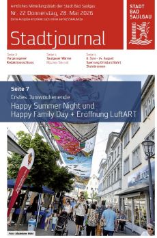 Aktuelles Stadtjournal, Donnerstag, 28.05.2026
