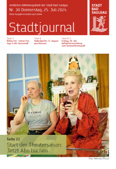 Aktuelles Stadtjournal, Donnerstag, 18. Juli 2024