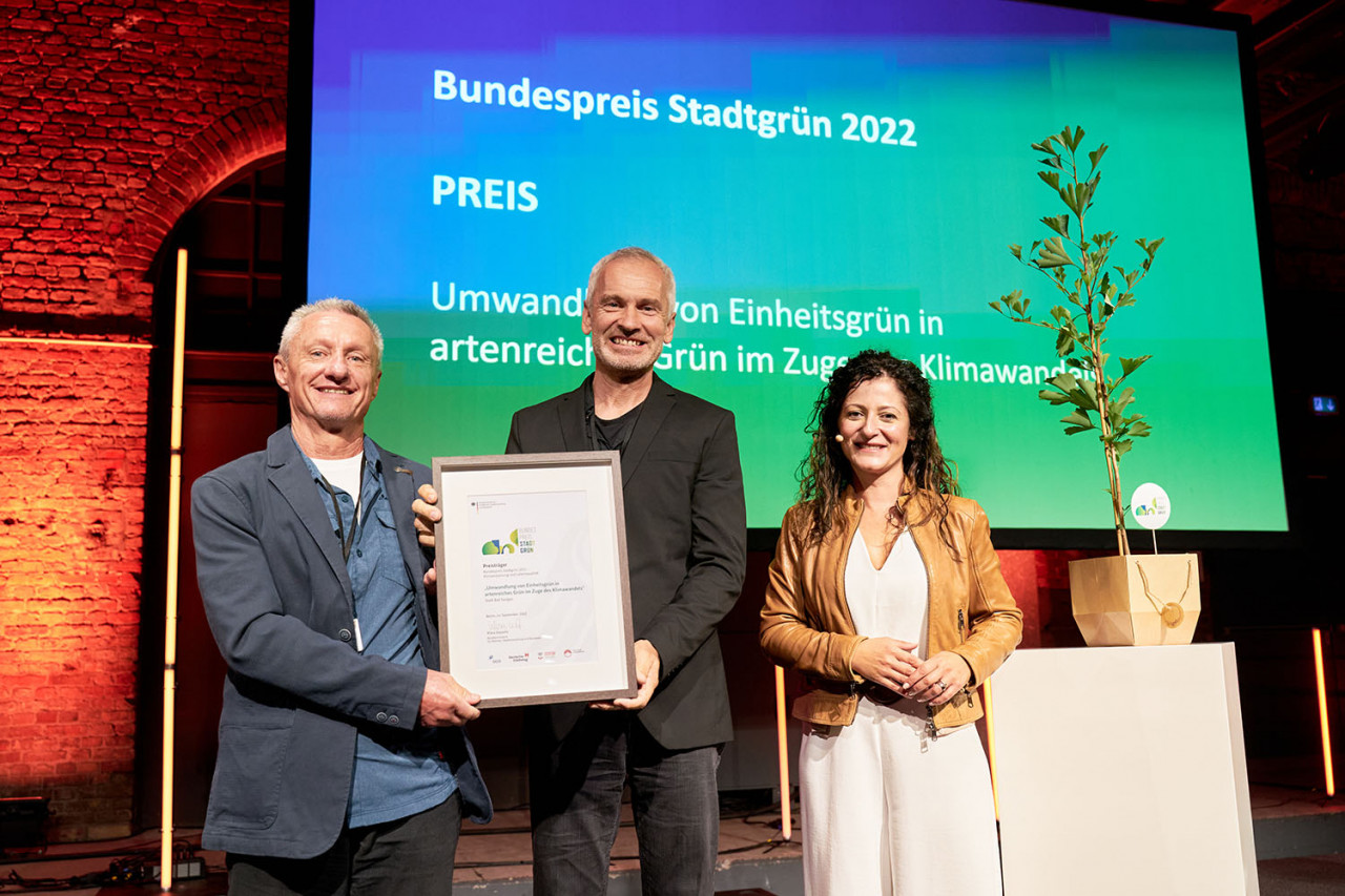 Auszeichnung Bundespreis Stadtgrün 2022